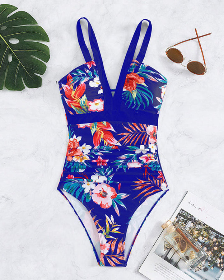 Elora - Traje de Baño Chic Estampado Floral