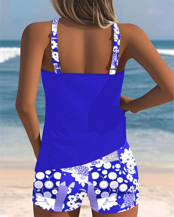 Colette - Traje de Baño de Dos Piezas Estampado Floral