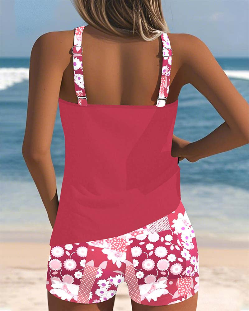 Colette - Traje de Baño de Dos Piezas Estampado Floral