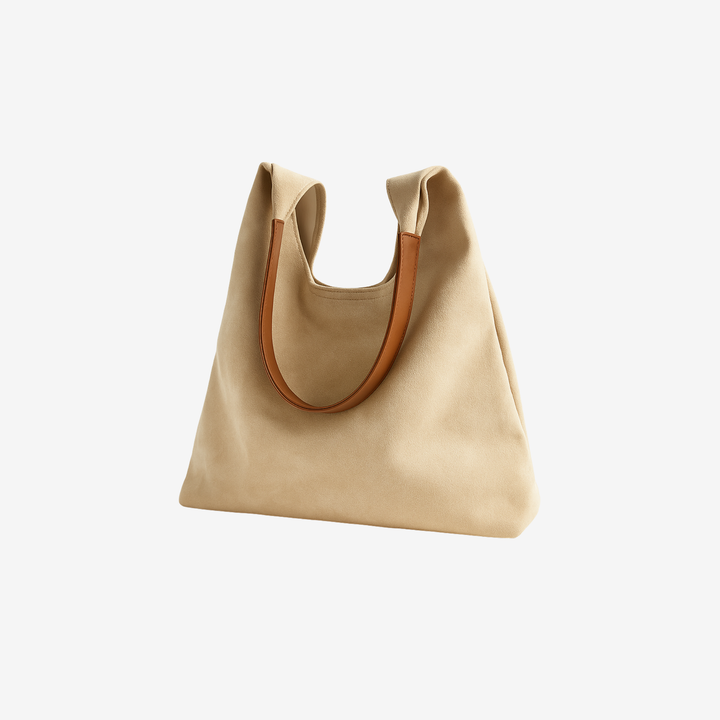 Bolso de Hombro Francesca de Gamuza Suave