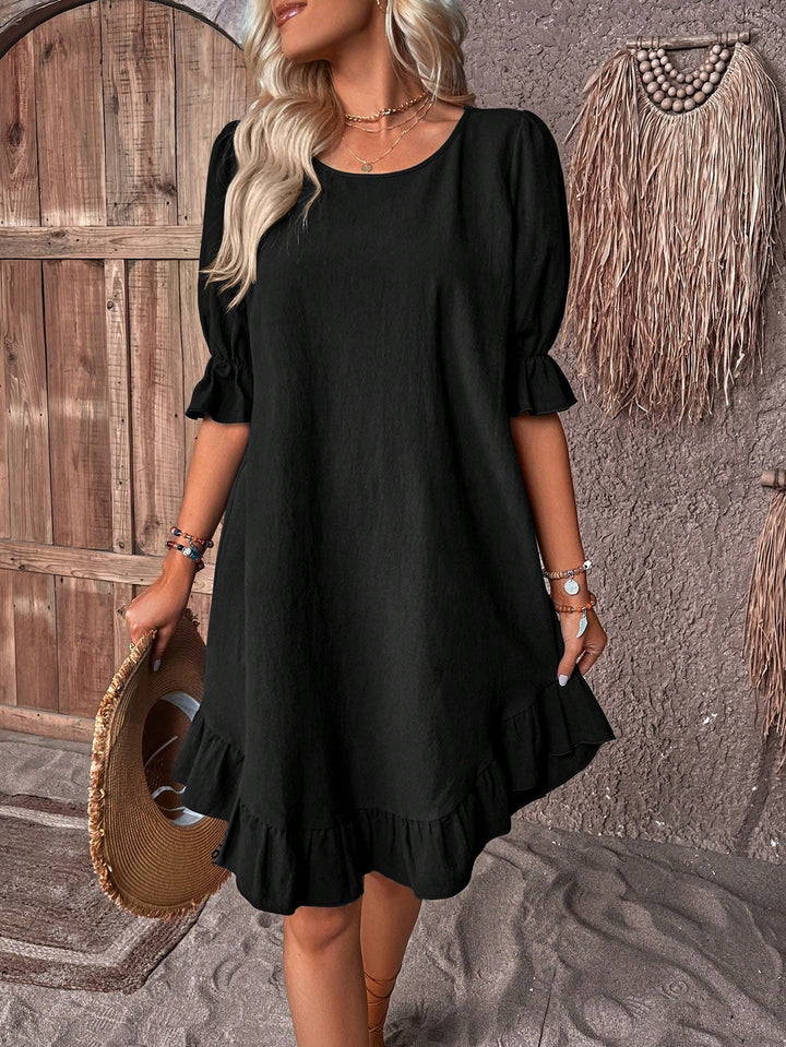 Alison - Vestido Elegante con Cuello en V