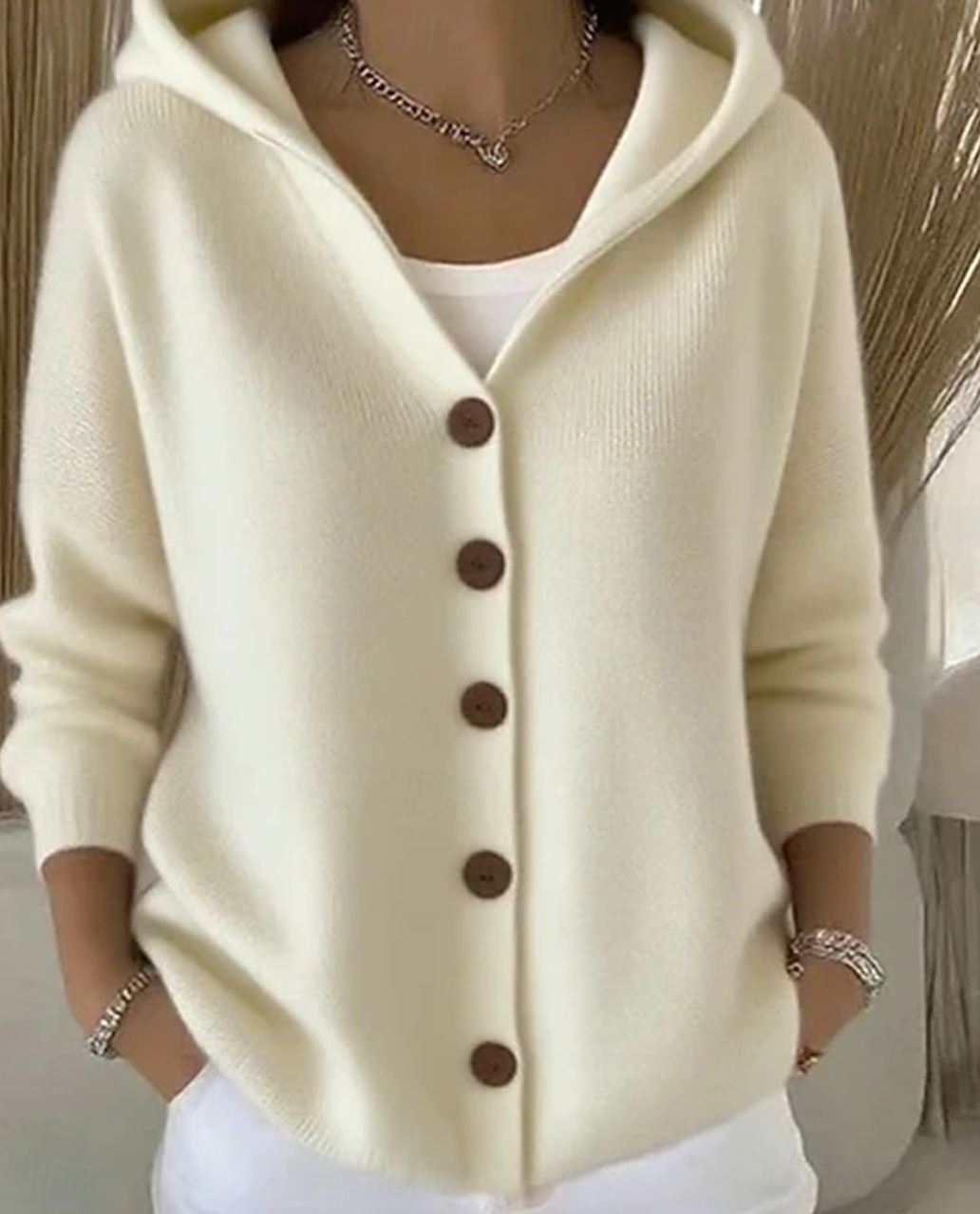 Sam - Cardigan con Capucha