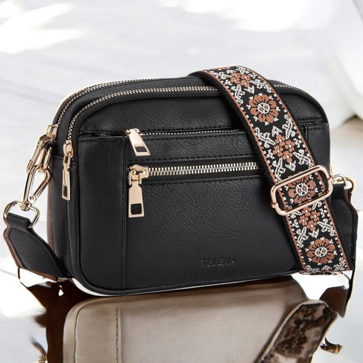 Bolso de Hombro de Cuero Refinado