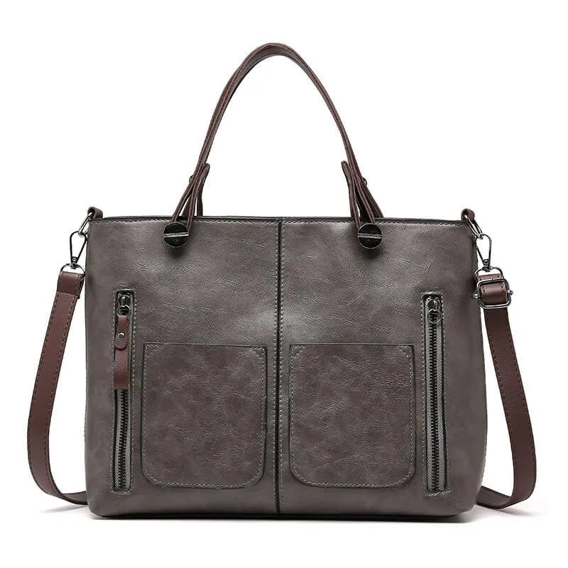 Bolso de Hombro de Cuero Maelis
