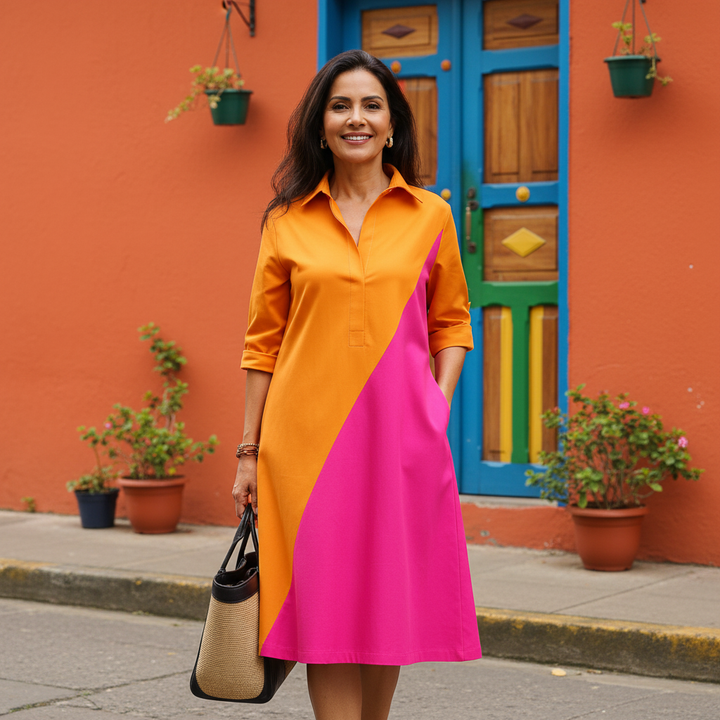 Kayla - Vestido Midi Cómodo