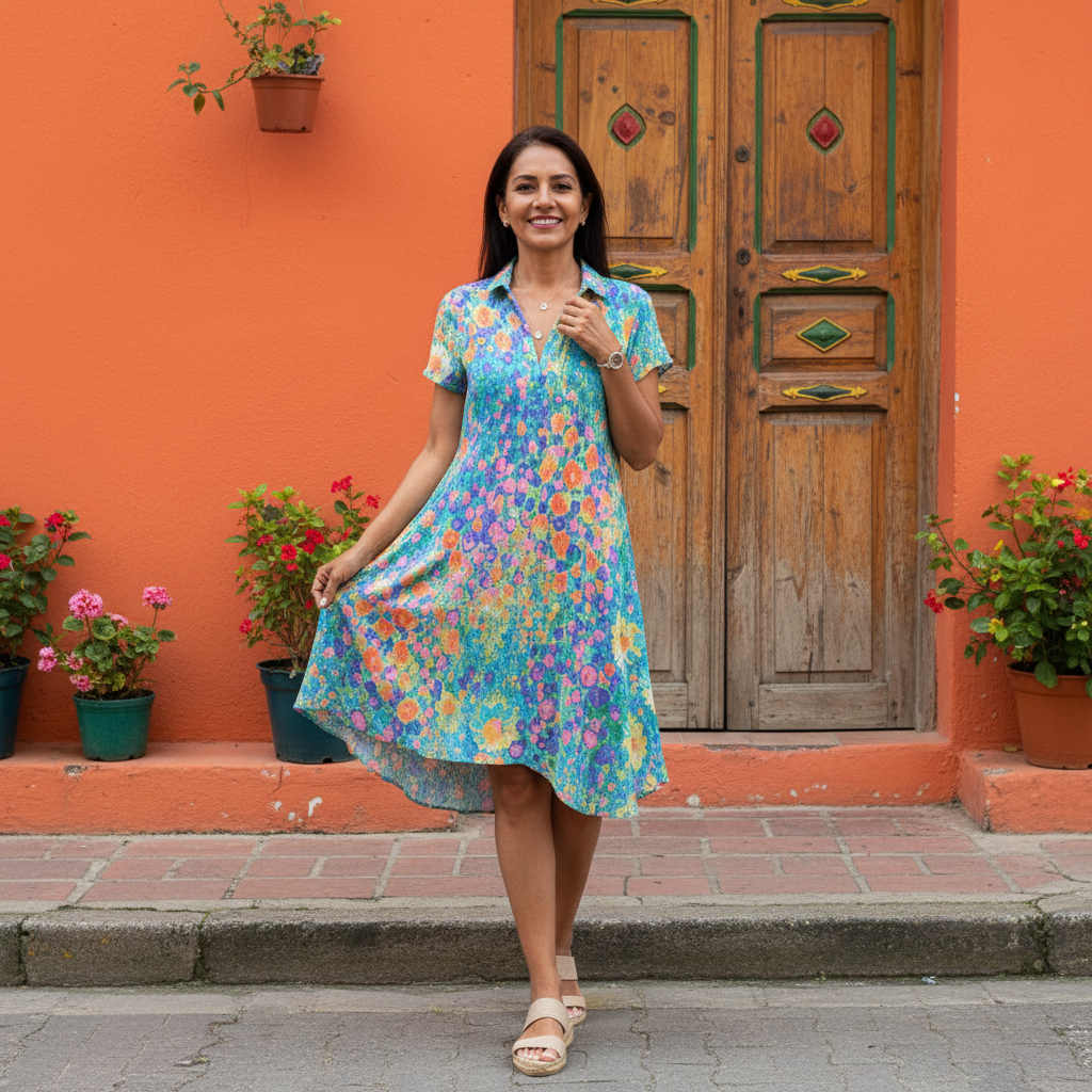 Zara - Vestido de Verano Boho