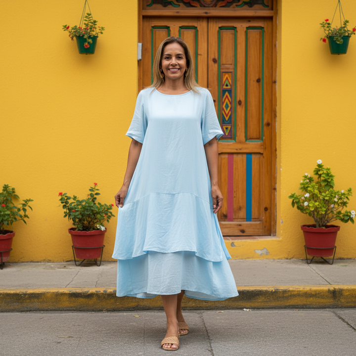 Lorie - Vestido Largo Chic de Noche